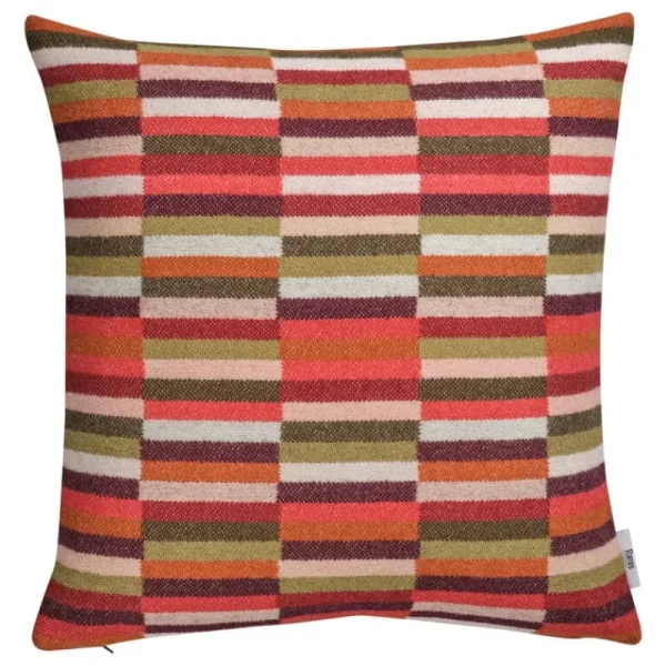 Ru00f8ros Tweed Kissen^Røros Tweed Ida Kissen, 50 x 50 cm, Rottöne
