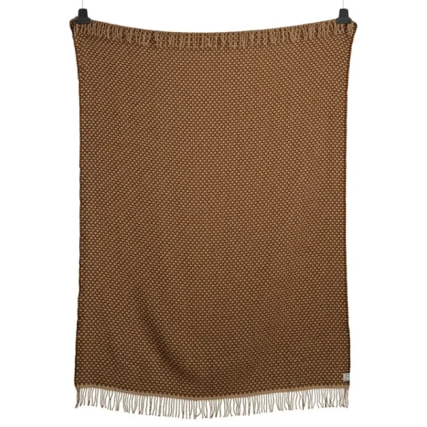 Ru00f8ros Tweed Decken Und Überwürfe^Røros Tweed Isak Überwurf, 150 x 210 cm, Chestnut