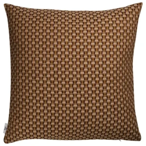 Ru00f8ros Tweed Kissen^Røros Tweed Isak Kissen, 60 x 60 cm, Chestnut