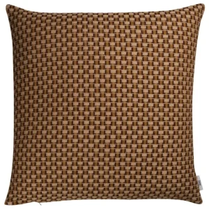 Ru00f8ros Tweed Kissen^Røros Tweed Isak Kissen, 60 x 60 cm, Chestnut