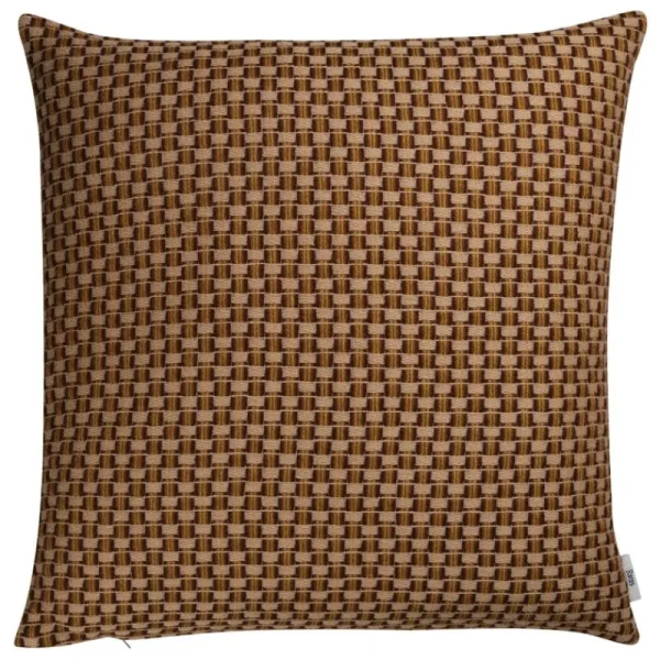 Ru00f8ros Tweed Kissen^Røros Tweed Isak Kissen, 60 x 60 cm, Chestnut