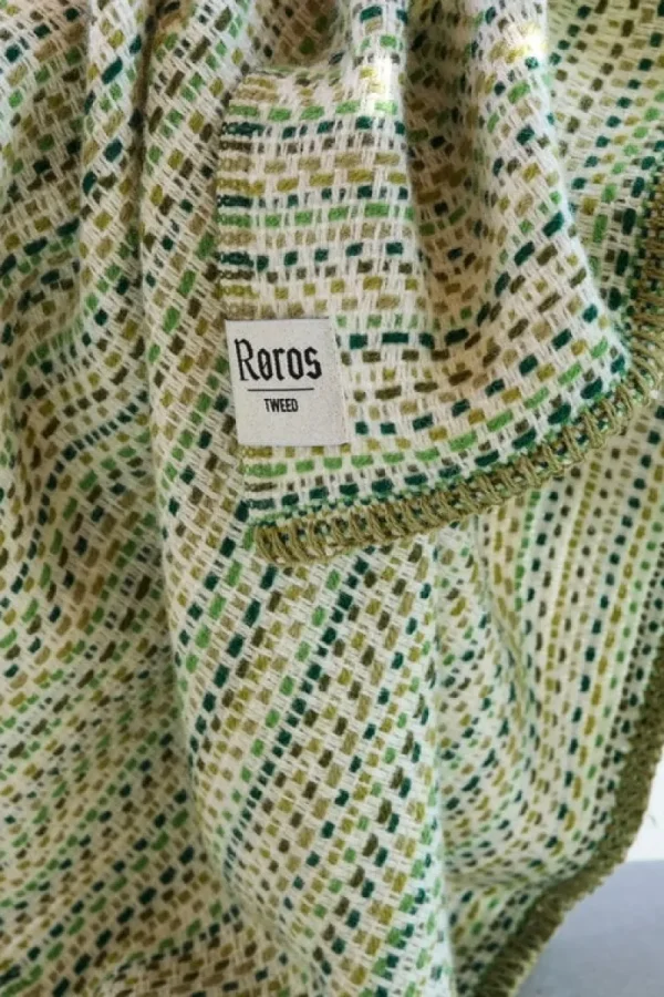 Ru00f8ros Tweed Decken Und Überwürfe^Røros Tweed Juli Decke, 150 x 200 cm, Grün