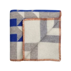 Kinder Ru00f8ros Tweed Textilien Für Kinder | Decken Und Überwürfe^Røros Tweed Kvam Decke, 100 x 135 cm, blau