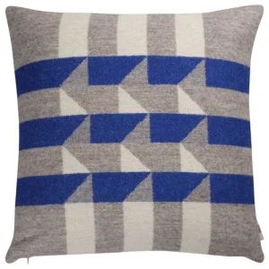 Ru00f8ros Tweed Kissen^Røros Tweed Kvam Kissen, 50 x 50 cm, Blau