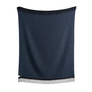 Ru00f8ros Tweed Decken Und Überwürfe^Røros Tweed Lofoten Überwurf, 210 x 150 cm, Hellviolett – Petrolblau