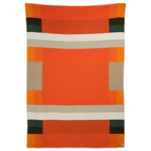 Ru00f8ros Tweed Decken Und Überwürfe^Røros Tweed Mikkel Überwurf, 135 x 200 cm, Orange