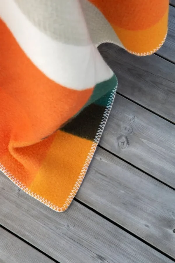 Ru00f8ros Tweed Decken Und Überwürfe^Røros Tweed Mikkel Überwurf, 135 x 200 cm, Orange