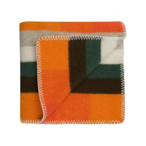 Kinder Ru00f8ros Tweed Textilien Für Kinder | Decken Und Überwürfe^Røros Tweed Mikkel Decke, 100 x 135 cm, orange