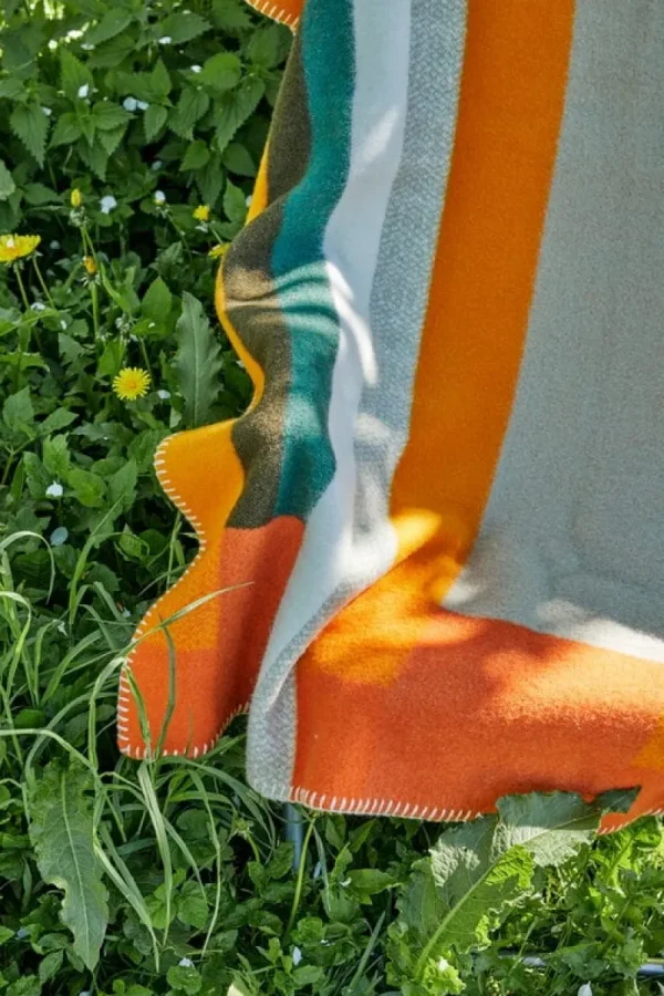 Kinder Ru00f8ros Tweed Textilien Für Kinder | Decken Und Überwürfe^Røros Tweed Mikkel Decke, 100 x 135 cm, orange