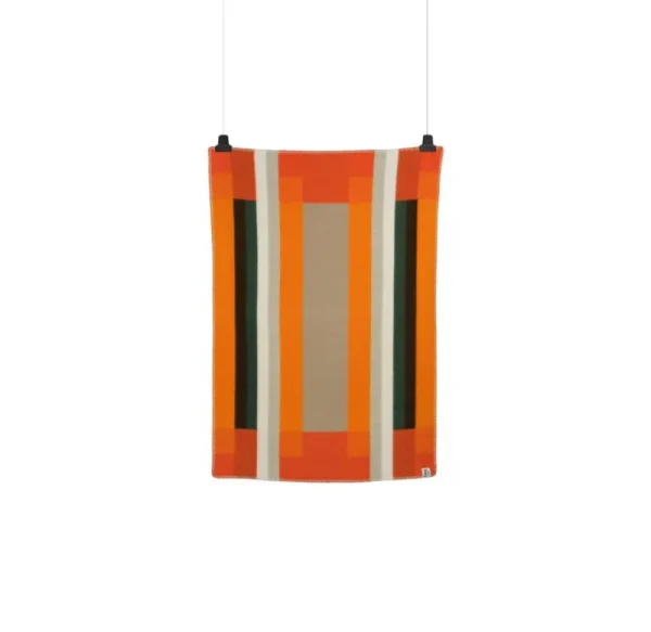 Kinder Ru00f8ros Tweed Textilien Für Kinder | Decken Und Überwürfe^Røros Tweed Mikkel Decke, 100 x 135 cm, orange