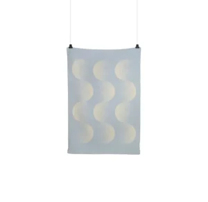 Ru00f8ros Tweed Decken Und Überwürfe^Røros Tweed Moon Überwurf, 135 x 200 cm, blauer Halbmond