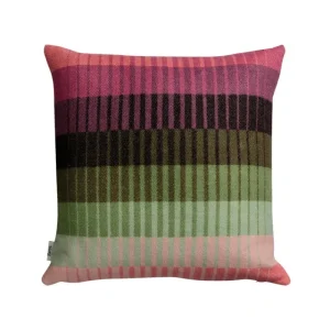 Ru00f8ros Tweed Kissen^Røros Tweed Åsmund Gradient Kissen, 50 x 50 cm, Rosa – Grün