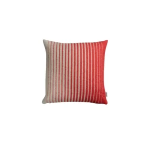Ru00f8ros Tweed Kissen^Røros Tweed Åsmund Gradient Kissen, 50 x 50 cm, Rot – Türkis