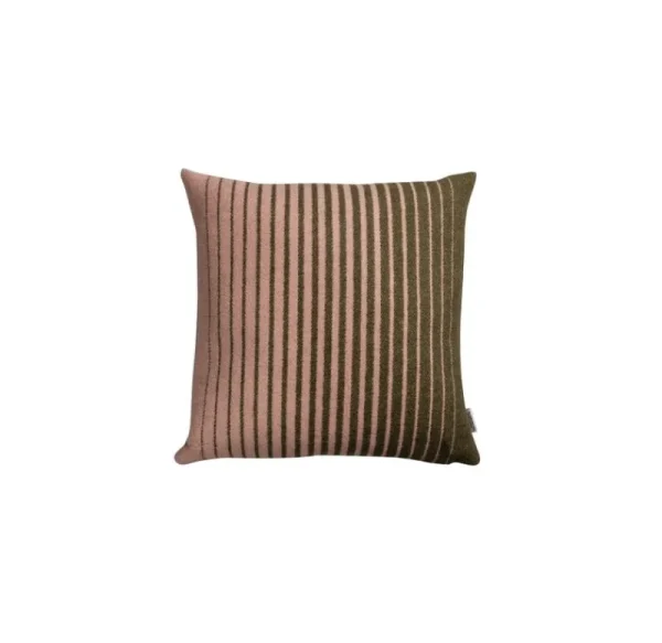 Ru00f8ros Tweed Kissen^Røros Tweed Åsmund Gradient Kissen, 50 x 50 cm, Rosa – Grün