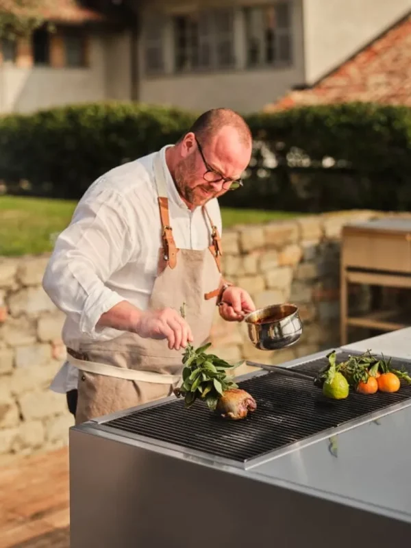 Ru00f6shults Grillen | Außenküche^Röshults Module Holzkohlegrill X, 100 cm, Edelstahl