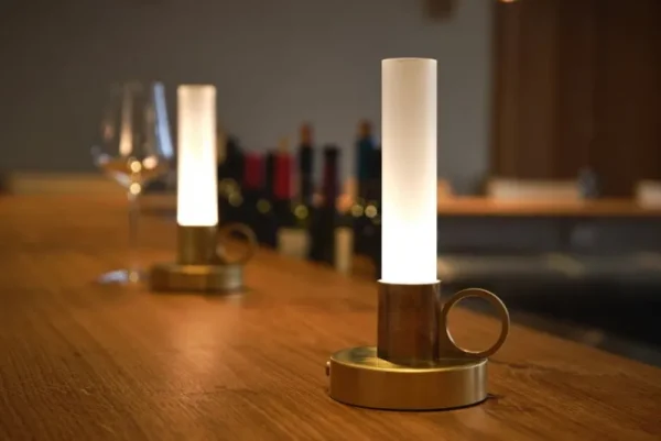 Normann Copenhagen Tischlampen | Tragbare Lampen-Örsjö Tragbare Tischleuchte Visir Ambience, weiß