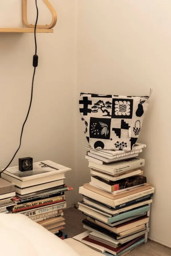 Saana ja Olli Taschen | Kultur- Und Kosmetikbeutel^Kaukana kotoa Kulturbeutel, Beige - Schwarz