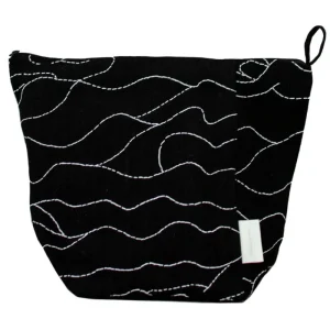 Saana ja Olli Taschen | Kultur- Und Kosmetikbeutel^Rakkauden Meri Kosmetiktasche, Schwarz - Weiß