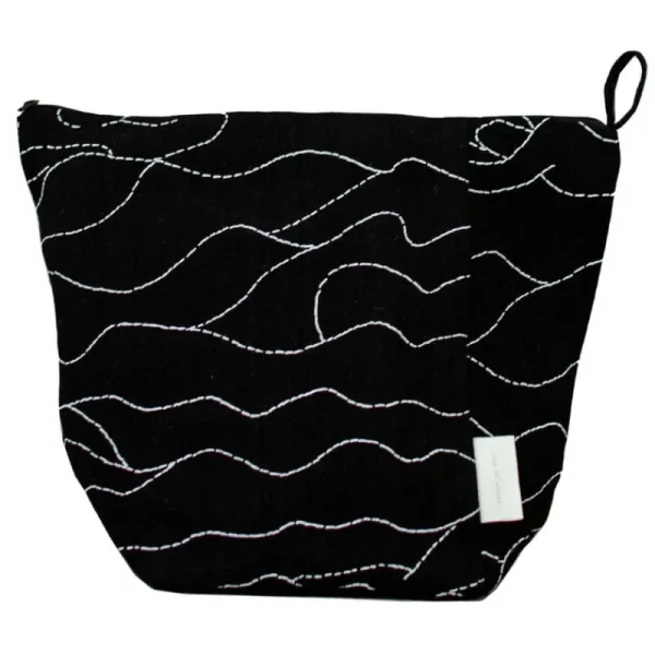 Saana ja Olli Taschen | Kultur- Und Kosmetikbeutel^Rakkauden Meri Kosmetiktasche, Schwarz - Weiß