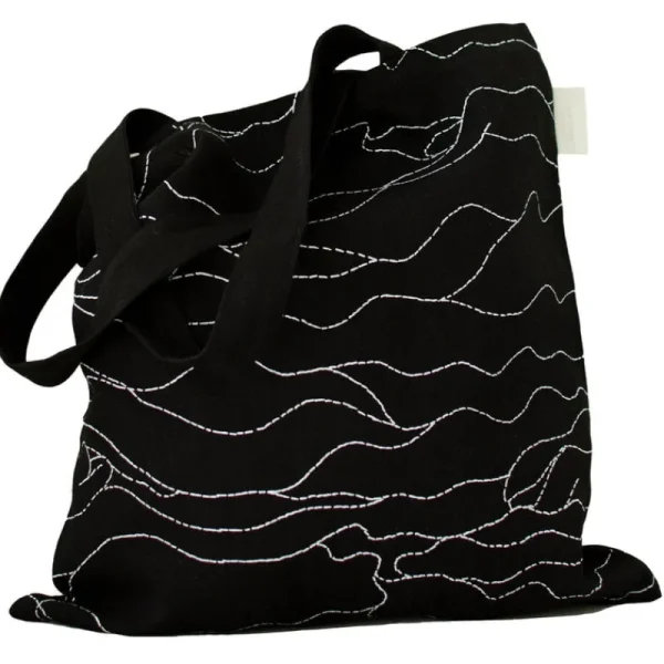 Saana ja Olli Taschen^Rakkauden Meri Canvastasche, Schwarz - Weiß