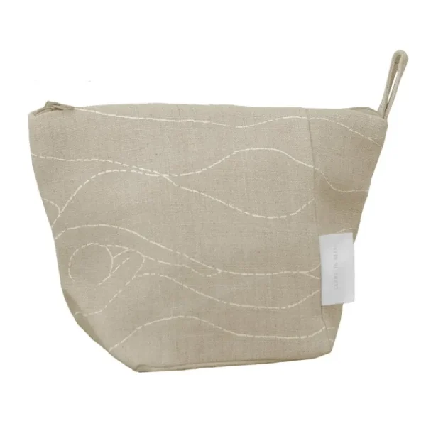 Saana ja Olli Taschen | Kultur- Und Kosmetikbeutel^Rakkauden Meri Kosmetiktasche, Beige – Weiß