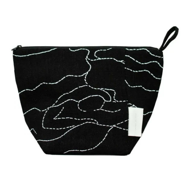 Saana ja Olli Taschen | Kultur- Und Kosmetikbeutel^Rakkauden Meri Kosmetiktasche, Schwarz - Weiß