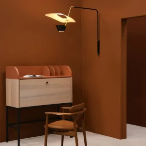 Nuura Wandleuchten-Sammode G25 Wandleuchte, Schwarz – Weiß