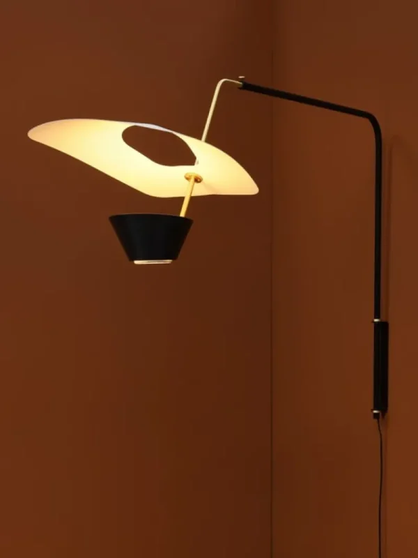 Nuura Wandleuchten-Sammode G25 Wandleuchte, Schwarz – Weiß
