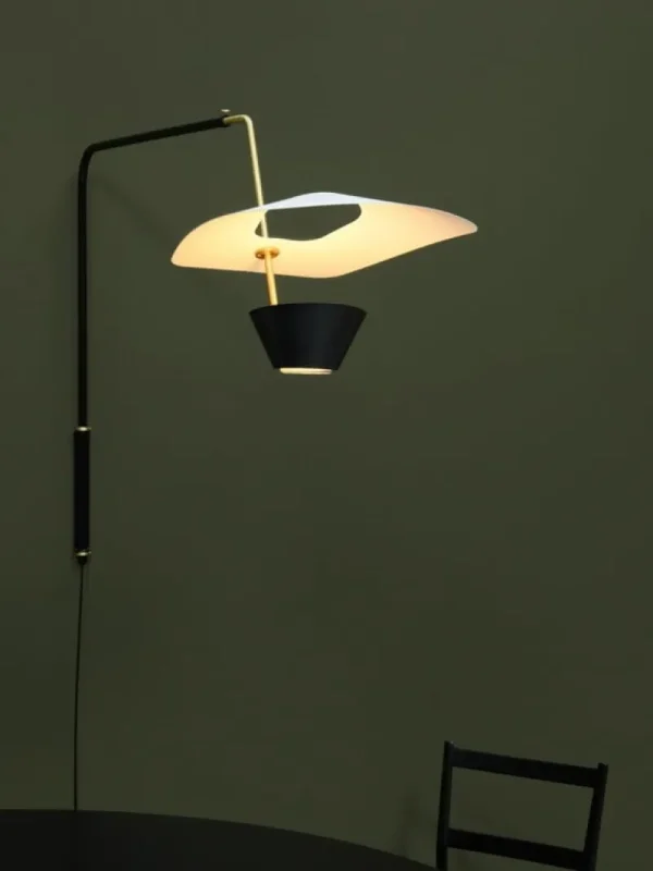 Nuura Wandleuchten-Sammode G25 Wandleuchte, Schwarz – Weiß