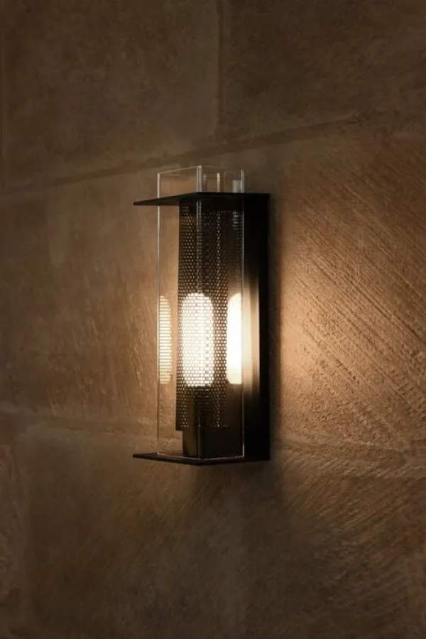 AGO Wandleuchten-Sammode Quadratube W1 Wandleuchte, S, 300, schwarz