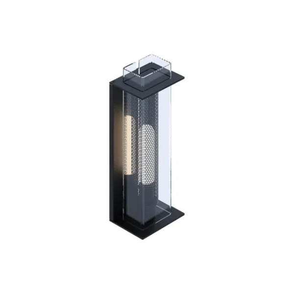 AGO Wandleuchten-Sammode Quadratube W1 Wandleuchte, S, 300, schwarz