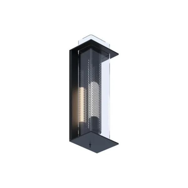 AGO Wandleuchten-Sammode Quadratube W1 Wandleuchte, S, 300, schwarz