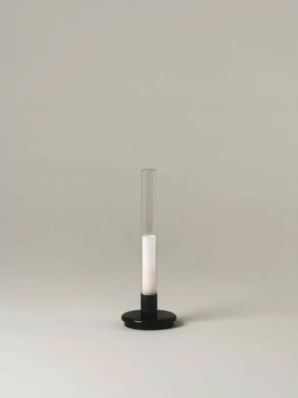 New Works Tragbare Lampen-Santa & Cole Sylvestrina Tischleuchte, tragbar, Transparent - Schwarz