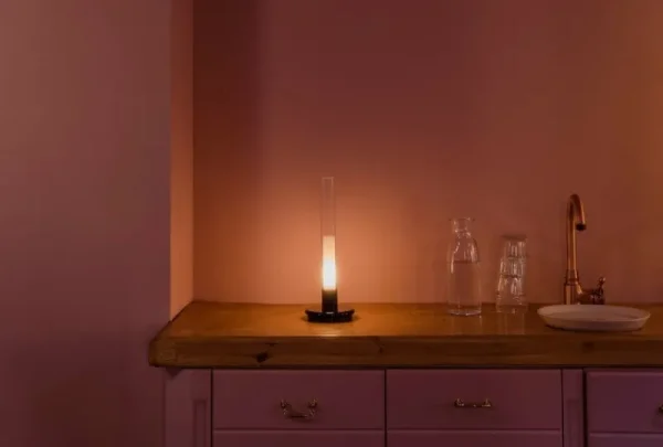 New Works Tragbare Lampen-Santa & Cole Sylvestrina Tischleuchte, tragbar, Transparent - Schwarz