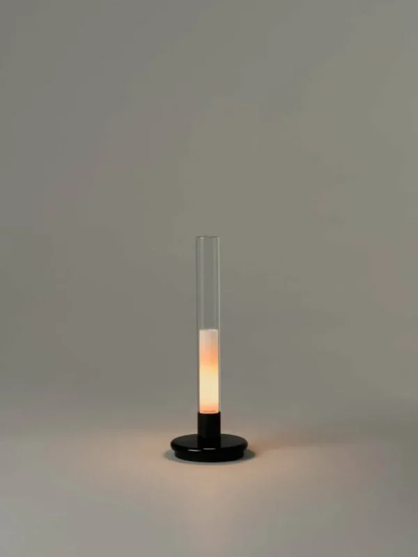 New Works Tragbare Lampen-Santa & Cole Sylvestrina Tischleuchte, tragbar, Transparent - Schwarz