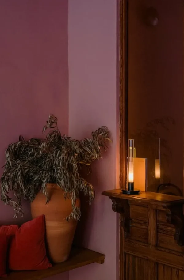New Works Tragbare Lampen-Santa & Cole Sylvestrina Tischleuchte, tragbar, Transparent - Schwarz