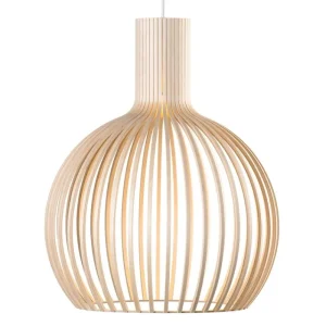 Pholc Deckenleuchten-Secto Design Pendelleuchte Octo Small 4241, Birke
