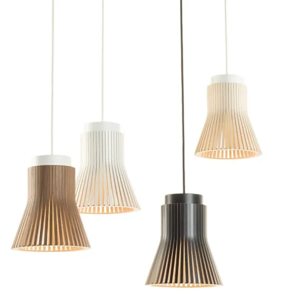 Foscarini Deckenleuchten-Secto Design Pendelleuchte Petite 4600, Walnuss