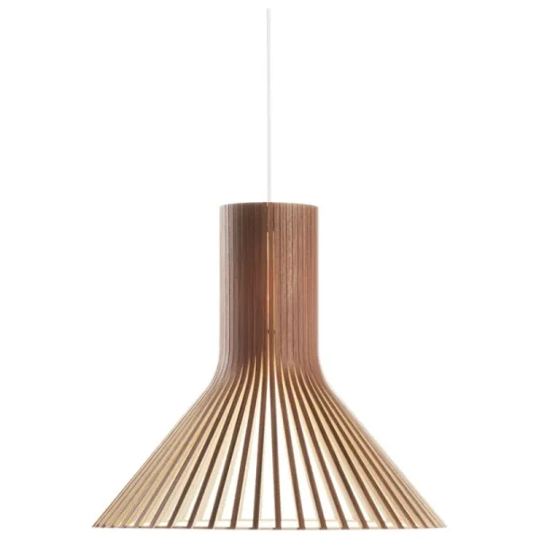 Tom Dixon Deckenleuchten-Secto Design Puncto 4203 Pendelleuchte, Nussbaum