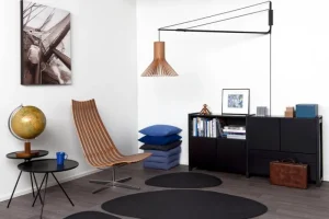 Tom Dixon Deckenleuchten-Secto Design Puncto 4203 Pendelleuchte, Nussbaum