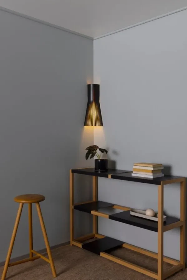 Anglepoise Wandleuchten-Secto Design Secto 4237 Eckleuchte, 45 cm, Schwarz