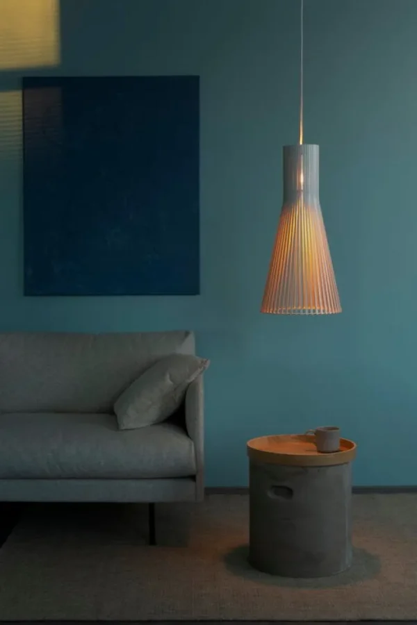 Louis Poulsen Deckenleuchten-Secto Design Secto 4200 Pendelleuchte, 60 cm, weiß