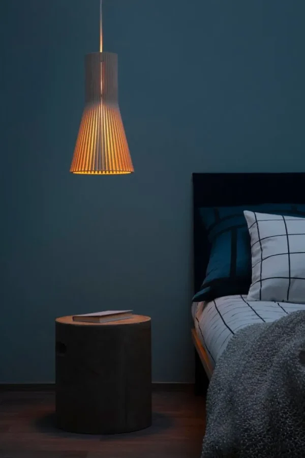 Woud Deckenleuchten-Secto Design Secto 4201 Pendelleuchte, 45 cm, Weiß