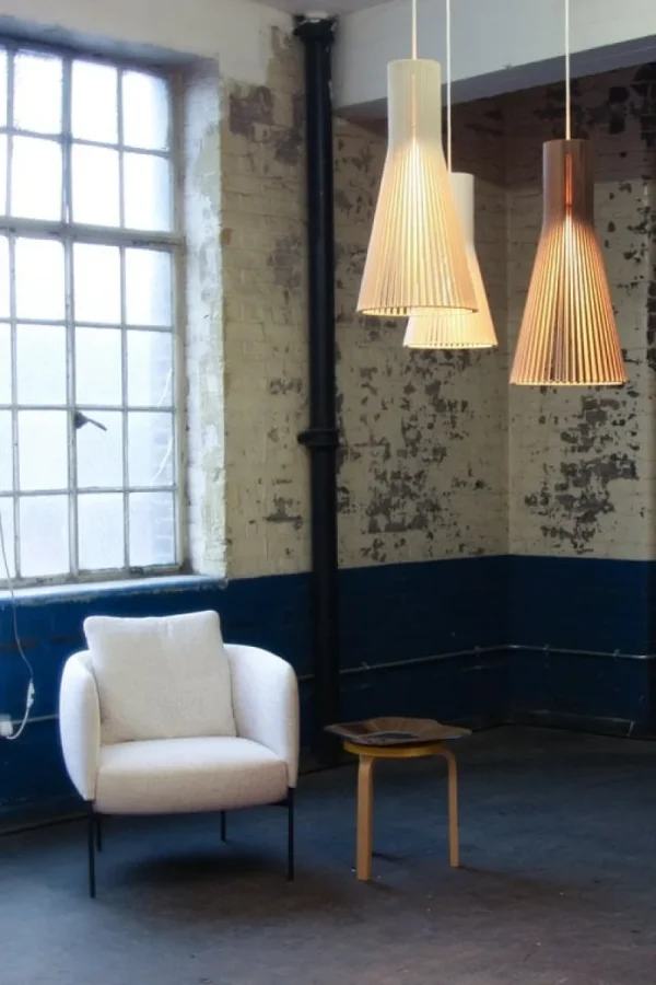 Louis Poulsen Deckenleuchten-Secto Design Secto 4200 Pendelleuchte, 60 cm, weiß
