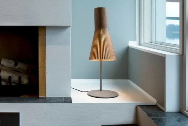 Graypants Tischlampen-Secto Design Secto 4220 Tischleuchte, Walnuss