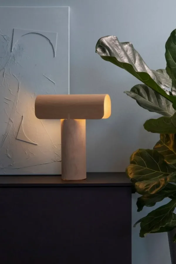 DCWu00e9ditions Tischlampen-Secto Design Teelo 8020 Tischleuchte, Birke natur