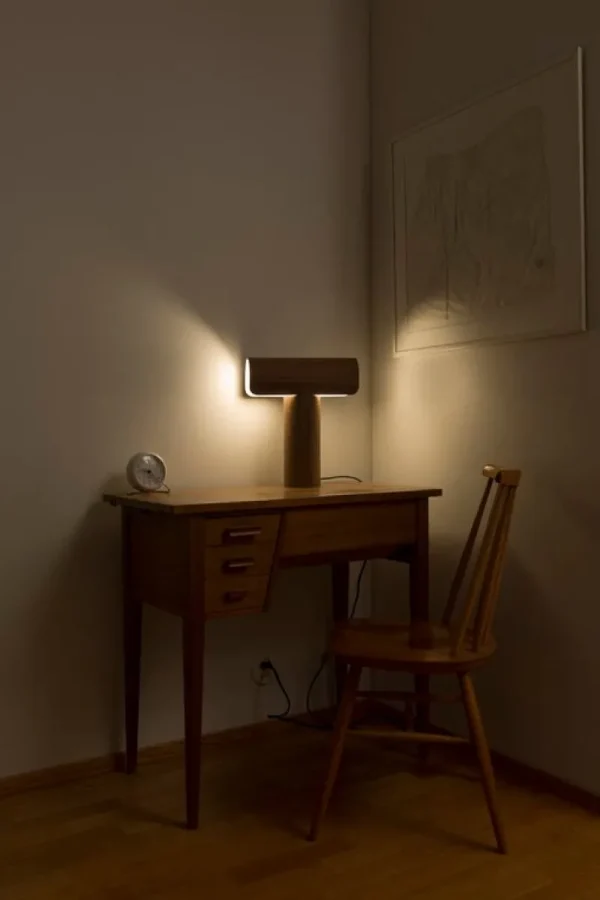 DCWu00e9ditions Tischlampen-Secto Design Teelo 8020 Tischleuchte, Birke natur