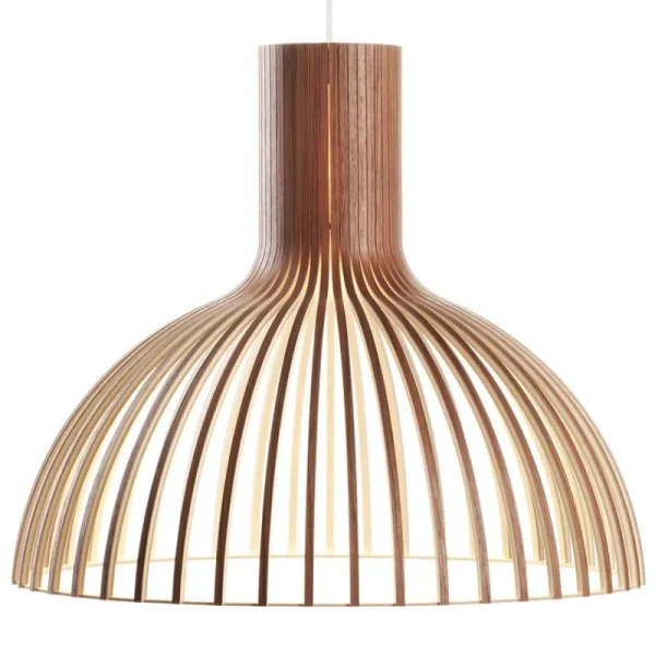 Bomma Deckenleuchten-Secto Design Victo 4250 Pendelleuchte, Nussbaum
