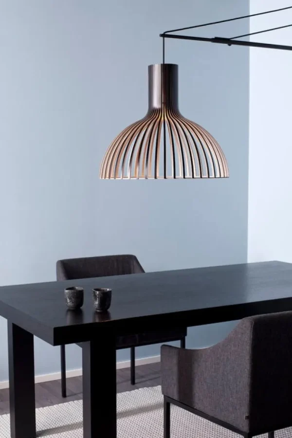 Bomma Deckenleuchten-Secto Design Victo 4250 Pendelleuchte, Nussbaum