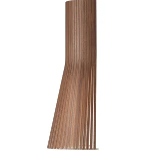 Secto Design Wandleuchten-Wandleuchte Secto 4231 45 cm, direkte Wandmontage, Nussbaum